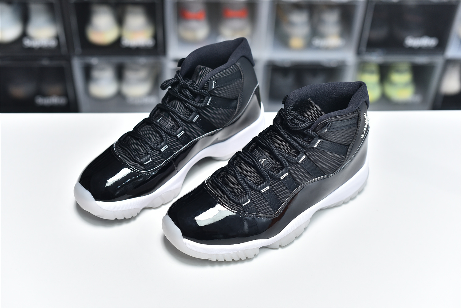 Air Jordan 11 Retro 25th Anniversary Black Metallic Silver Ct8012 011 10 - www.kickbulk.co