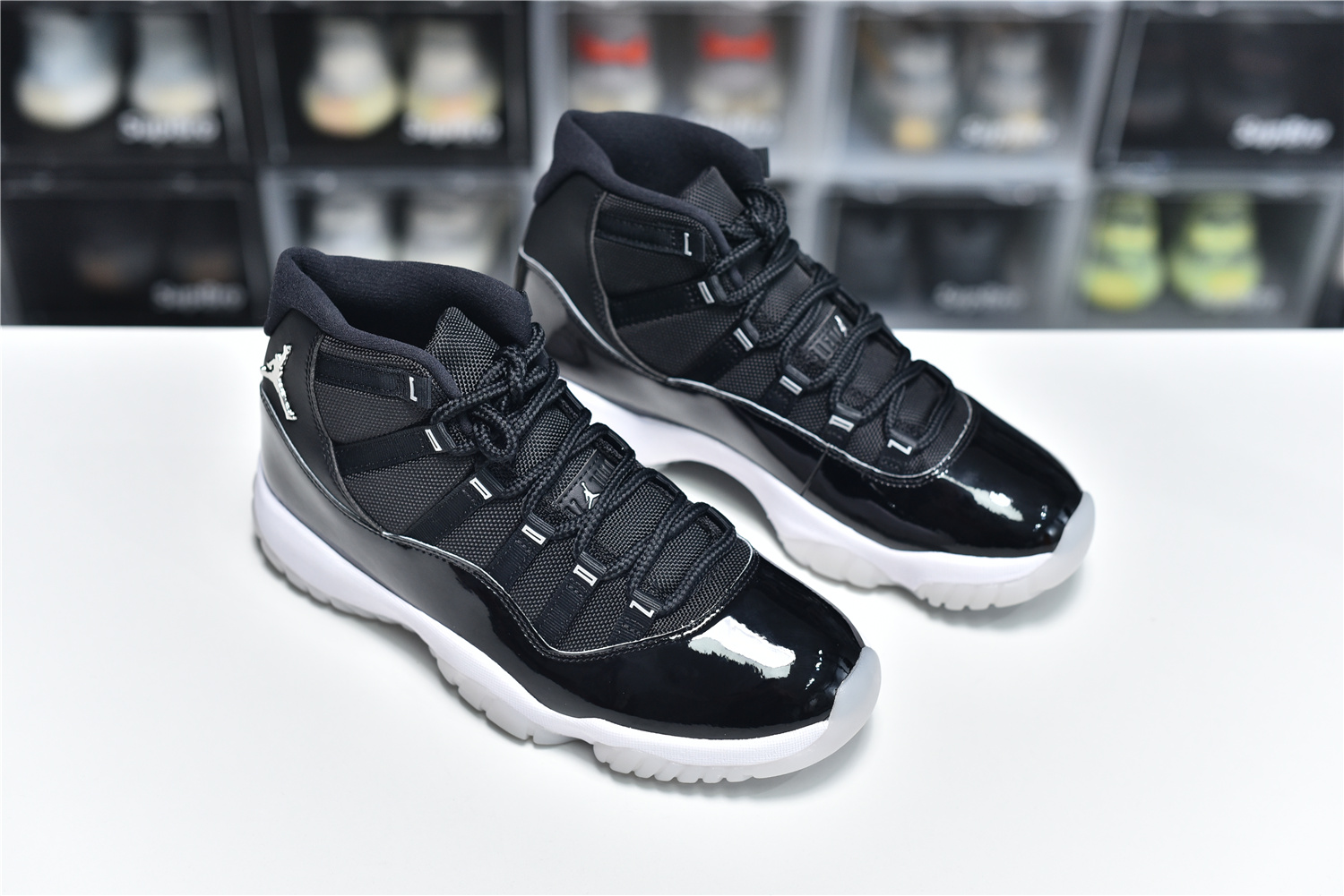 Air Jordan 11 Retro 25th Anniversary Black Metallic Silver Ct8012 011 9 - www.kickbulk.co