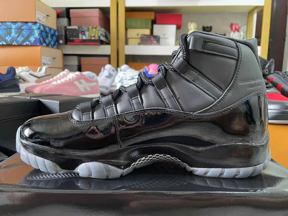 Comme Des Garçons Jordan 11 Retro Black Iv7639 001 7 - www.kickbulk.co