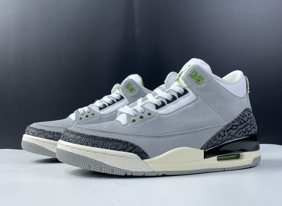 Nike Air Jordan 3 Retro Chlorophyll 136064 006 17 - www.kickbulk.co