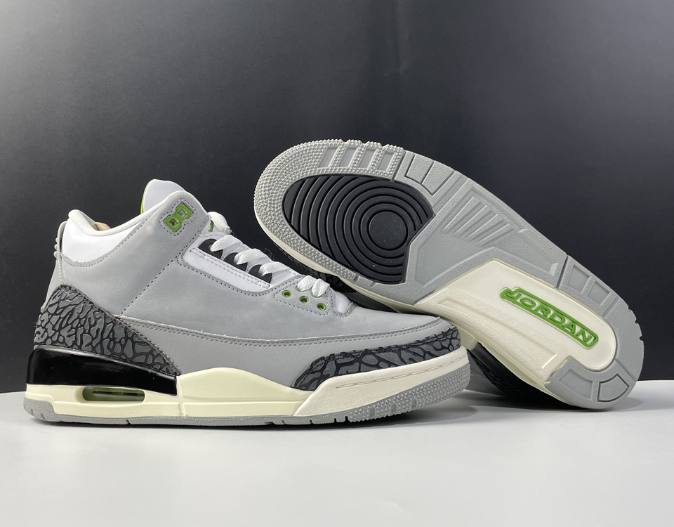 Nike Air Jordan 3 Retro Chlorophyll 136064 006 18 - www.kickbulk.co