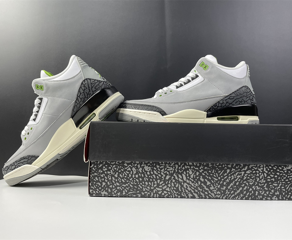 Nike Air Jordan 3 Retro Chlorophyll 136064 006 20 - www.kickbulk.co