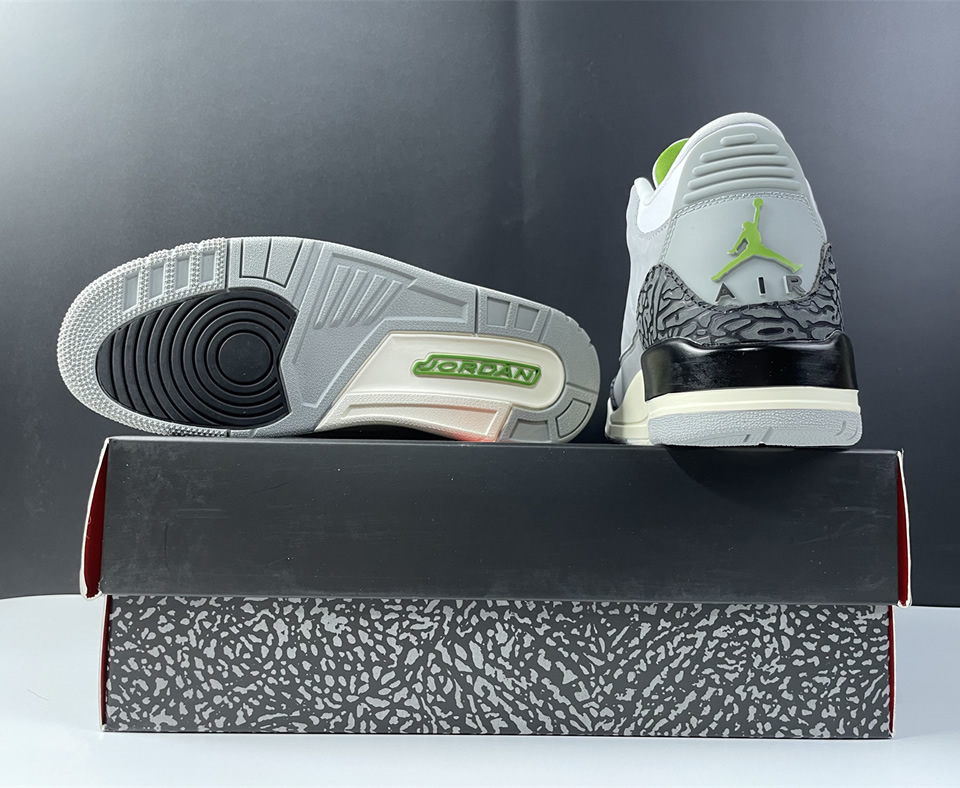 Nike Air Jordan 3 Retro Chlorophyll 136064 006 21 - www.kickbulk.co