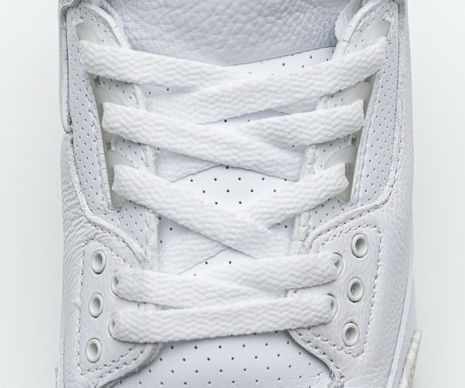 Nike Air Jordan 3 Retro Pure White 136064 111 11 - www.kickbulk.co