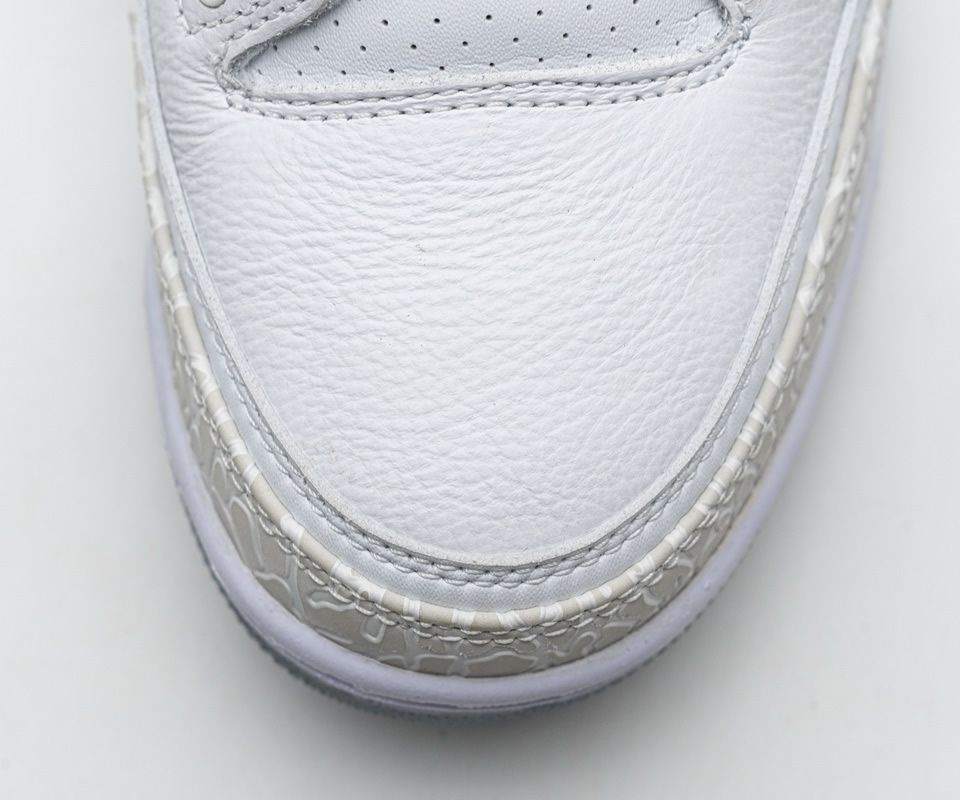 Nike Air Jordan 3 Retro Pure White 136064 111 12 - www.kickbulk.co