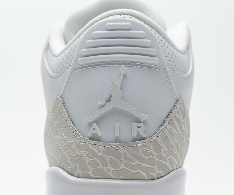 Nike Air Jordan 3 Retro Pure White 136064 111 16 - www.kickbulk.co