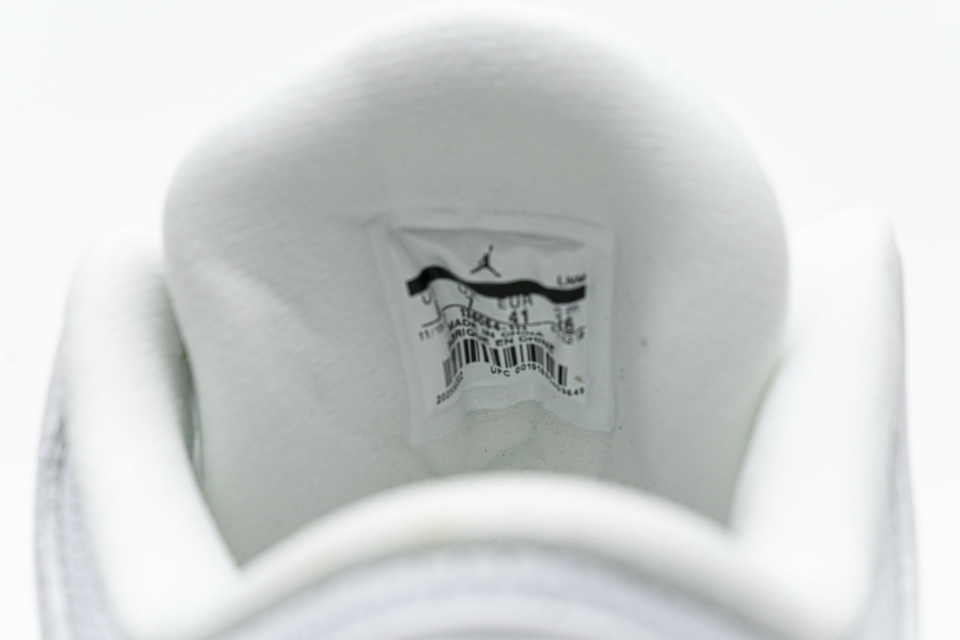 Nike Air Jordan 3 Retro Pure White 136064 111 17 - www.kickbulk.co
