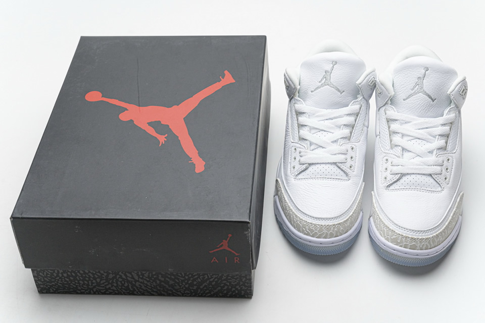 Nike Air Jordan 3 Retro Pure White 136064 111 4 - www.kickbulk.co