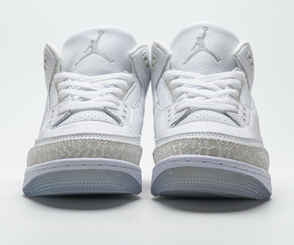 Nike Air Jordan 3 Retro Pure White 136064 111 6 - www.kickbulk.co