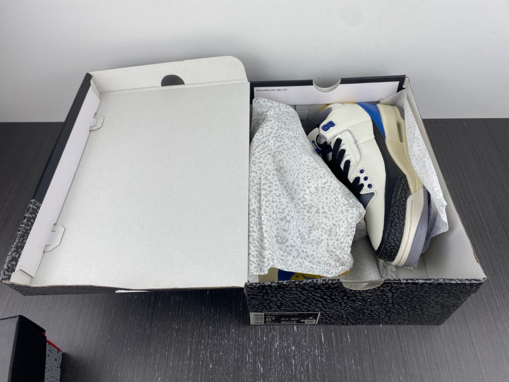 Air Jordan 3 Retro Gs Racer Blue 398614 145 14 - www.kickbulk.co