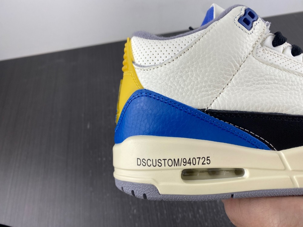 Air Jordan 3 Retro Gs Racer Blue 398614 145 15 - www.kickbulk.co