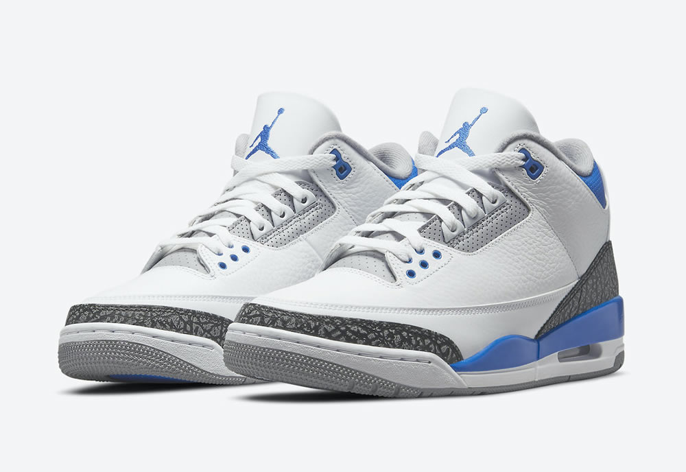 Air Jordan 3 Retro Gs Racer Blue 398614 145 3 - www.kickbulk.co