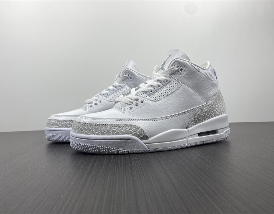 Air Jordan 3 Retro Ps Triple White 429487 111 2 - www.kickbulk.co