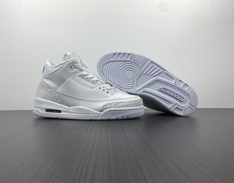 Air Jordan 3 Retro Ps Triple White 429487 111 4 - www.kickbulk.co