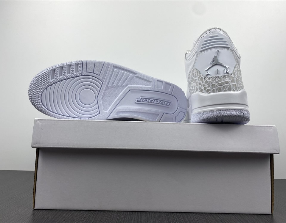 Air Jordan 3 Retro Ps Triple White 429487 111 7 - www.kickbulk.co