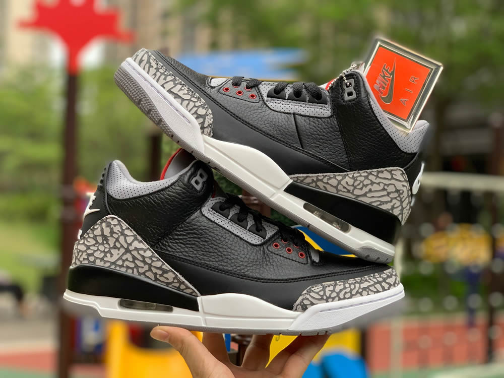 Nike Air Jordan 3 Gs Black Cement 854261 001 15 - www.kickbulk.co