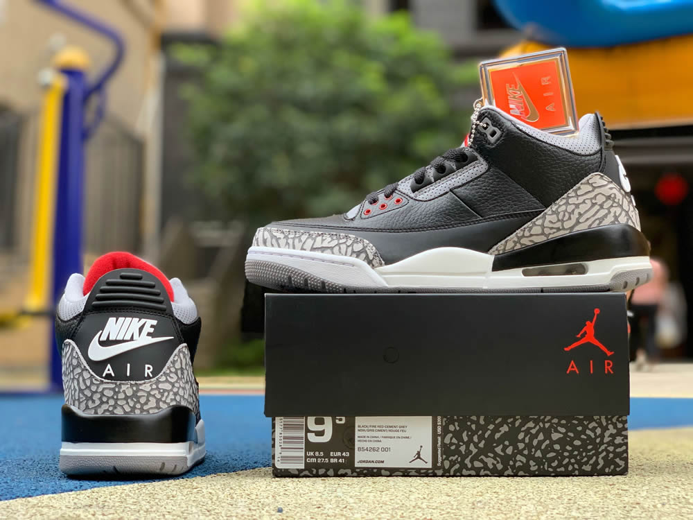 Nike Air Jordan 3 Gs Black Cement 854261 001 16 - www.kickbulk.co