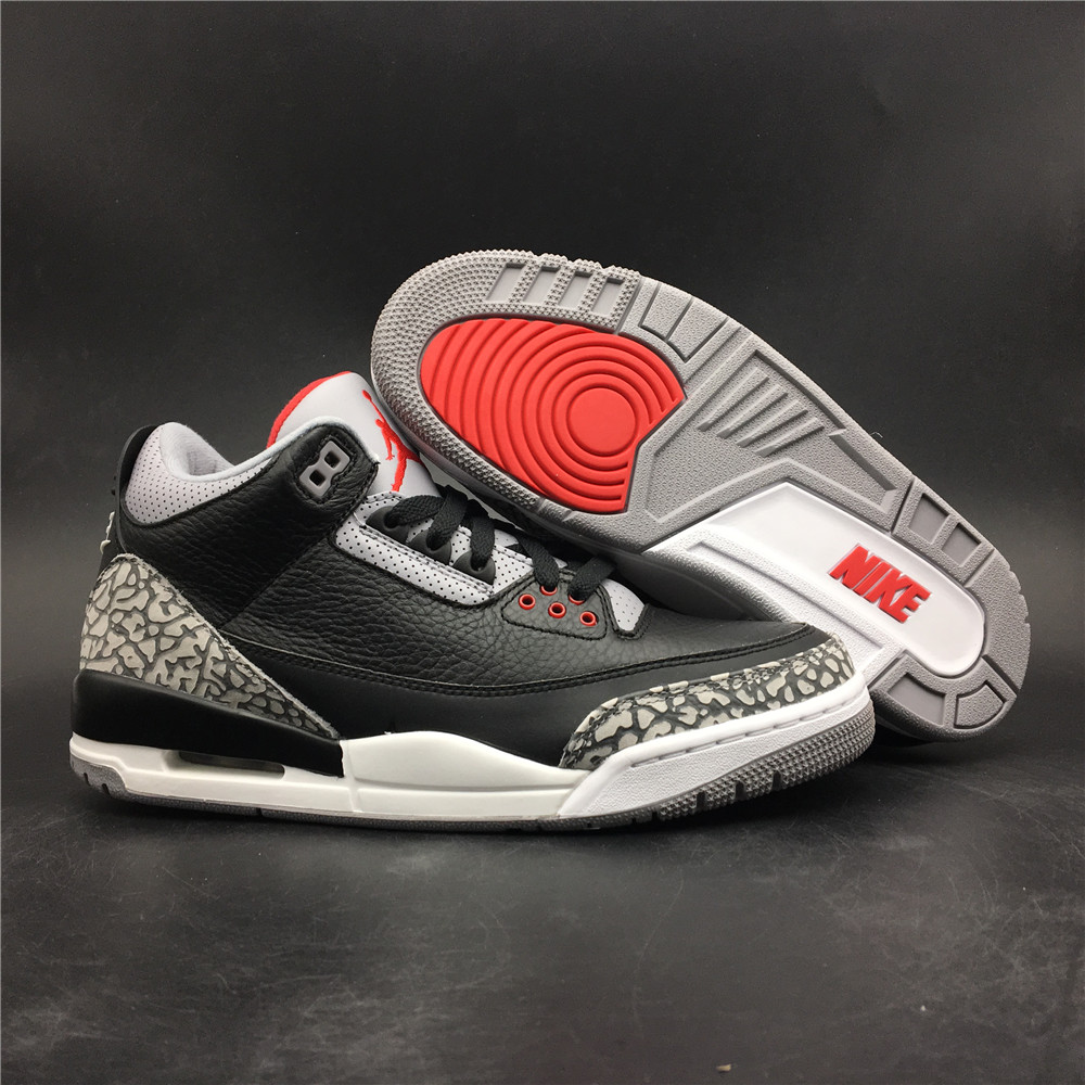 Nike Air Jordan 3 Gs Black Cement 854261 001 5 - www.kickbulk.co