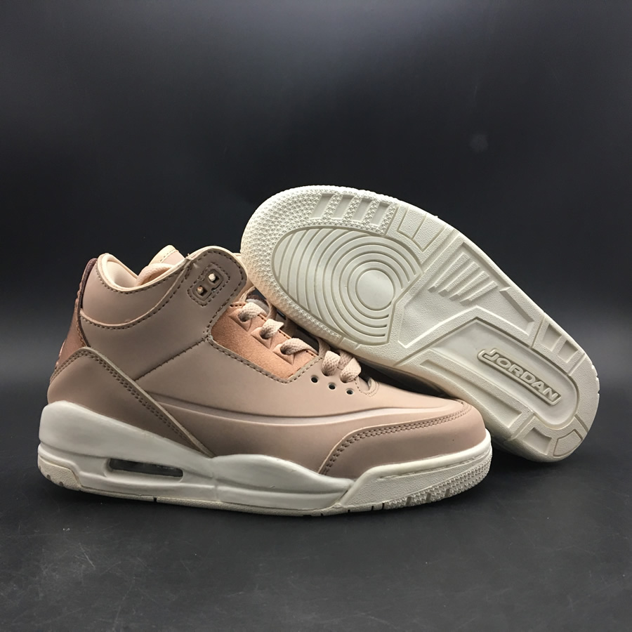 Nike Air Jordan 3 Particle Beige Se Rose Gold Womens Gs Size Ah7859 205 4 - www.kickbulk.co