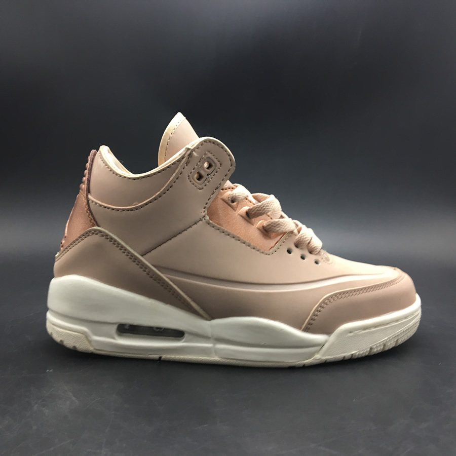 Nike Air Jordan 3 Particle Beige Se Rose Gold Womens Gs Size Ah7859 205 5 - www.kickbulk.co