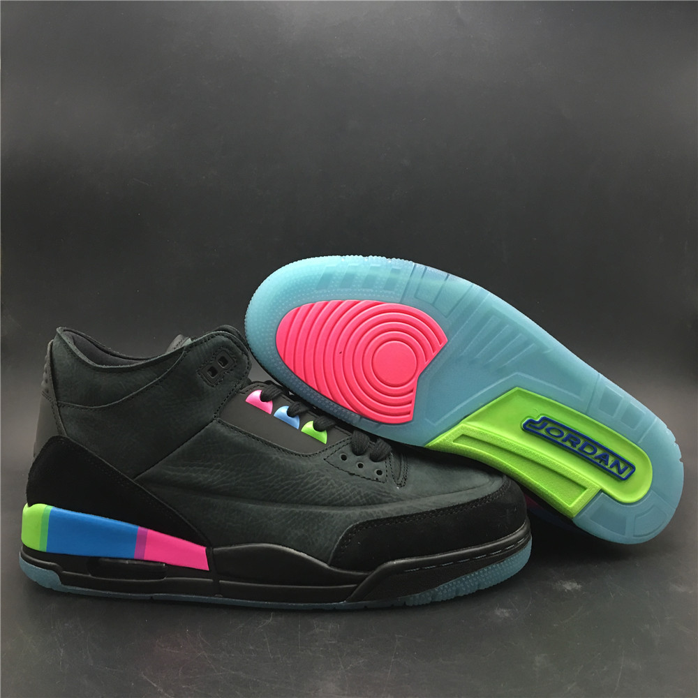 Nike Air Jordan 3 Quai 54 Gs Mens For Sale On Feet Release At9195 001 9 - www.kickbulk.co