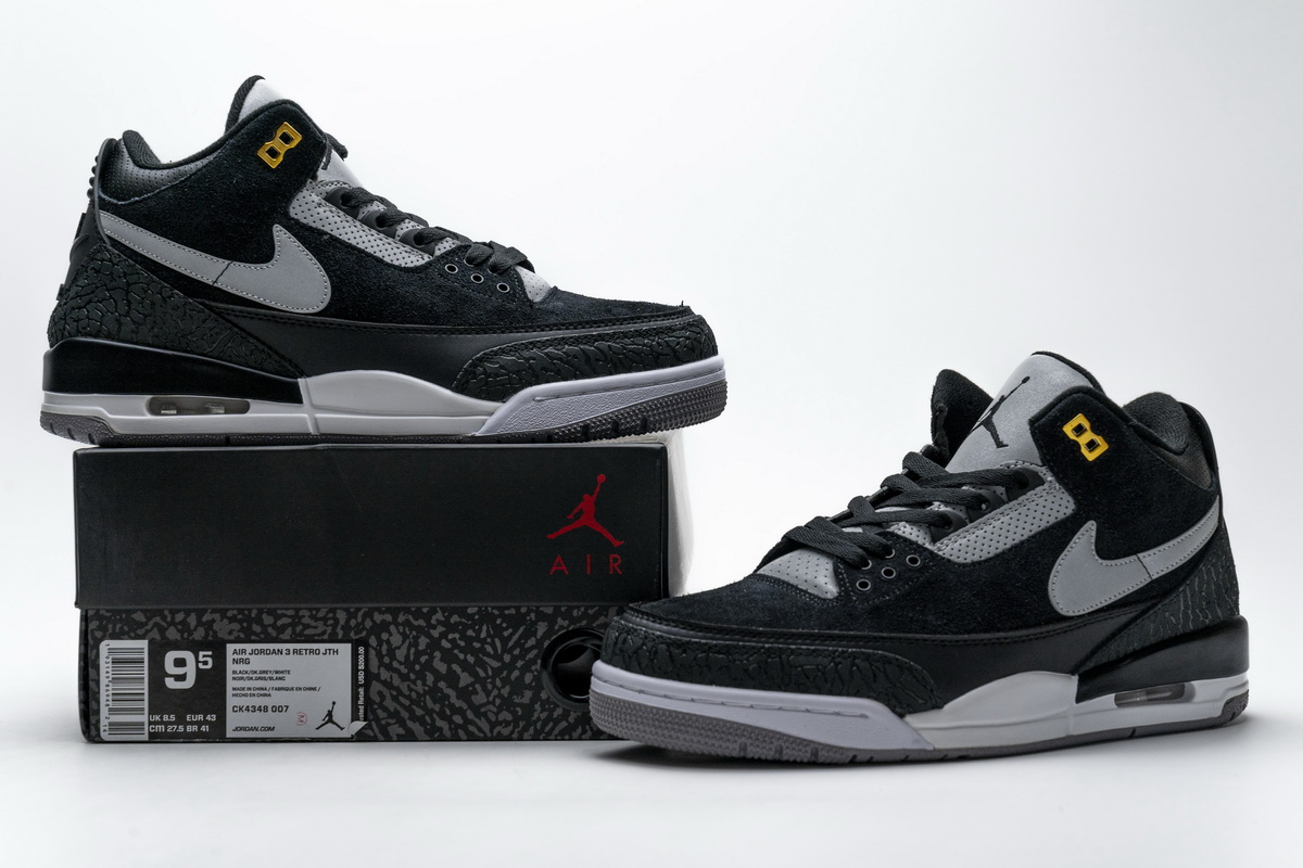 Nike Air Jordan 3 Tinker 2019 Black Cement On Feet Release Date Ck4348 007 8 - www.kickbulk.co