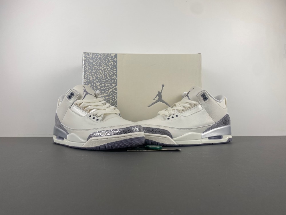 Air Jordan 3 Retro Sail Cement Grey Wmns Ck9246 100 13 - www.kickbulk.co