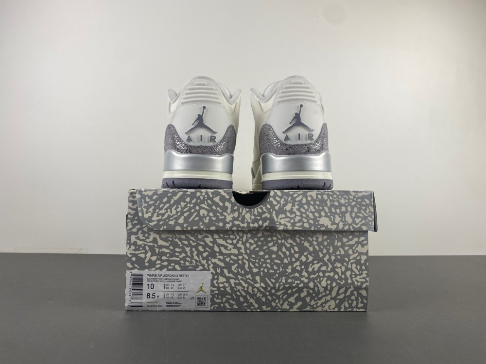 Air Jordan 3 Retro Sail Cement Grey Wmns Ck9246 100 16 - www.kickbulk.co