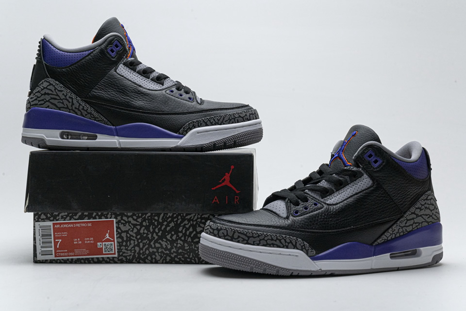 Nike Air Jordan 3 Retro Court Purple Ct8532 050 3 - www.kickbulk.co