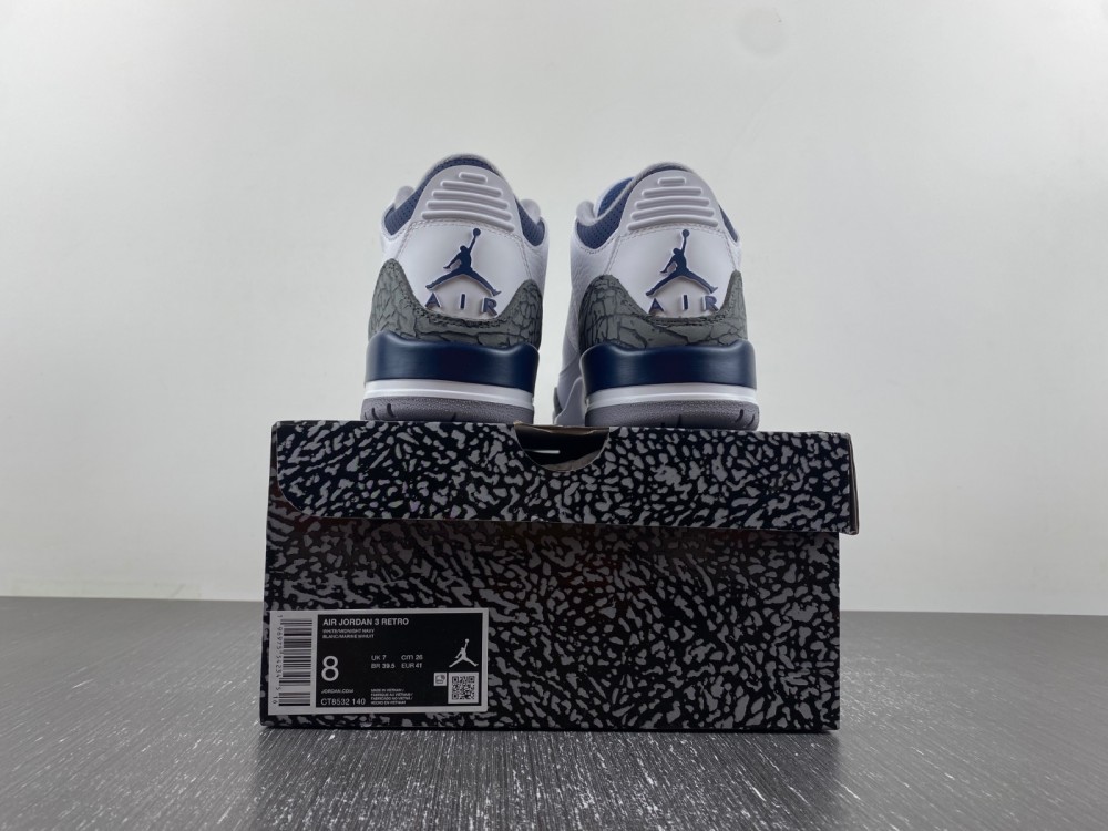 Air Jordan 3 Retro Midnight Navy Ct8532 140 15 - www.kickbulk.co