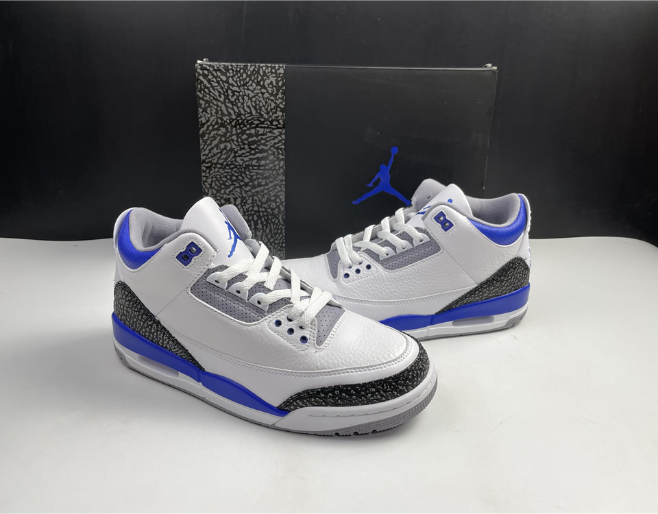 Nike Air Jordan 3 Retro Racer Blue Ct8532 145 21 - www.kickbulk.co