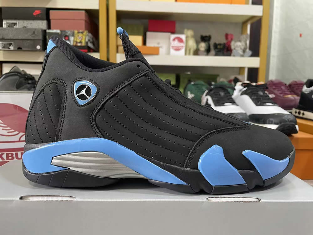 Air Jordan 14 Black University Blue 487471 002 9 - www.kickbulk.co Air Jordan 14 Black University Blue 487471 002 9 - www.kickbulk.co