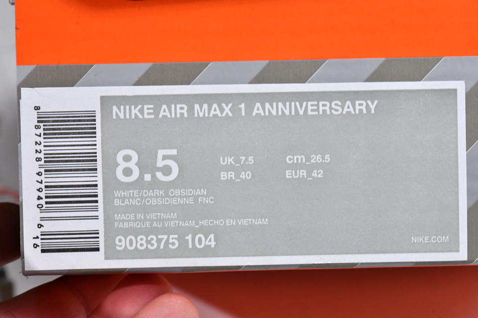 Nike Air Max 1 Og Anniversary Obsidian 908375 104 20 - www.kickbulk.co