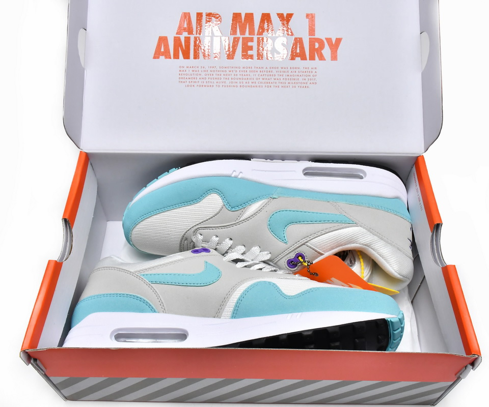 Nike Air Max 1 Og Anniversary Aqua 908375 105 8 - www.kickbulk.co