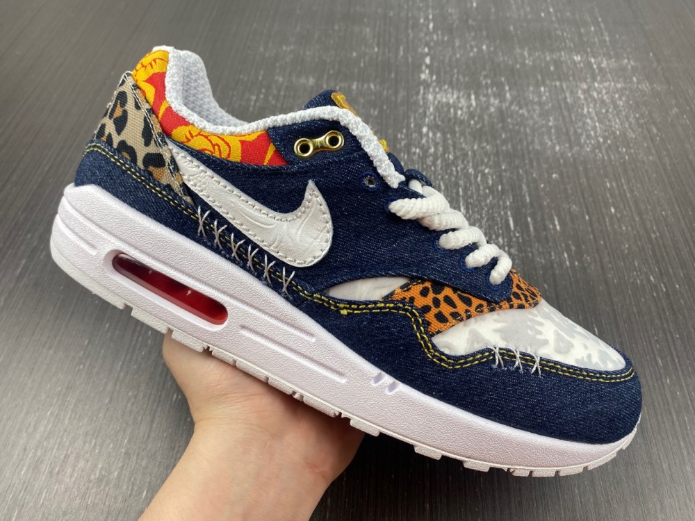 Air Max 1 Premium Denim Leopard Fj4452 432 10 - www.kickbulk.co