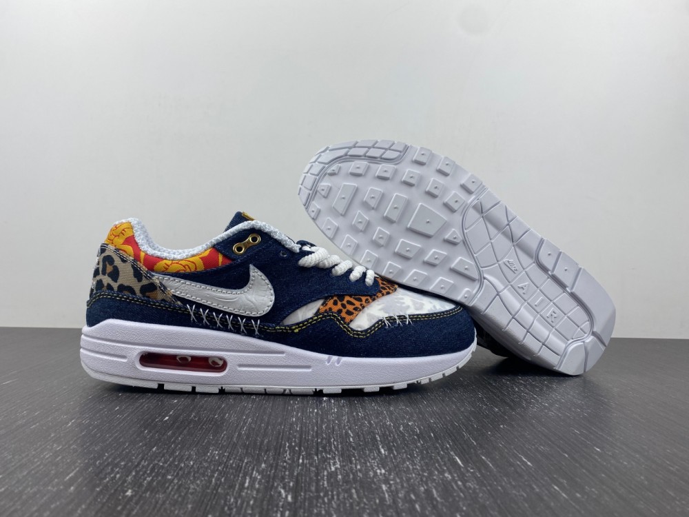 Air Max 1 Premium Denim Leopard Fj4452 432 9 - www.kickbulk.co