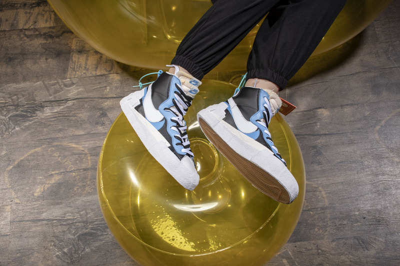 Sacai X Nike Blazer Mid Black Blue Bv0072 001 15 - www.kickbulk.co