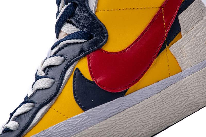 Sacai X Nike Blazer Mid Maize Navy Bv0072 700 17 - www.kickbulk.co