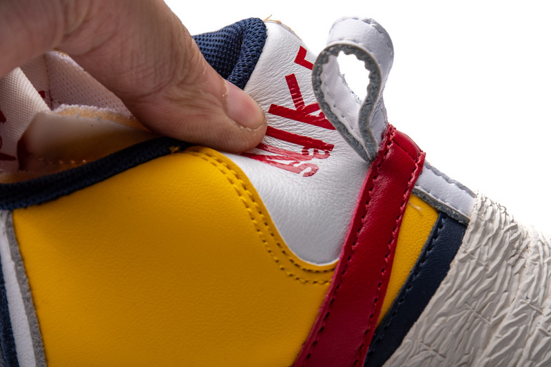 Sacai X Nike Blazer Mid Maize Navy Bv0072 700 18 - www.kickbulk.co