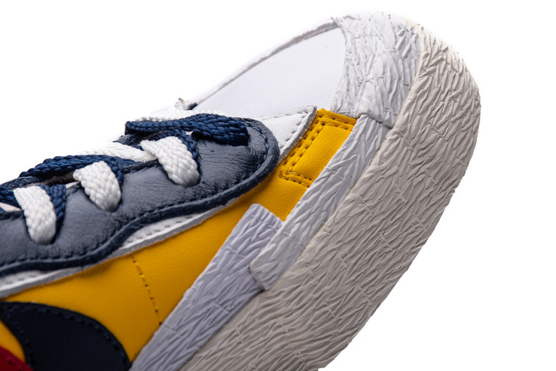 Sacai X Nike Blazer Mid Maize Navy Bv0072 700 24 - www.kickbulk.co