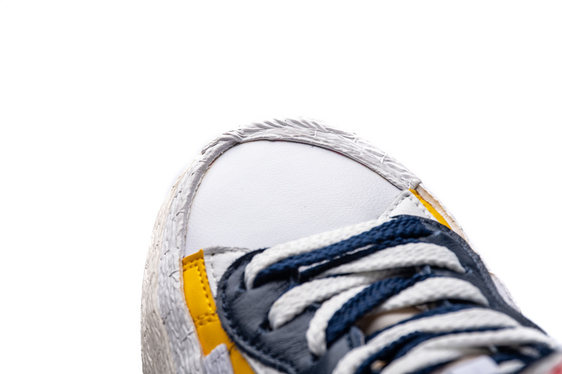 Sacai X Nike Blazer Mid Maize Navy Bv0072 700 25 - www.kickbulk.co