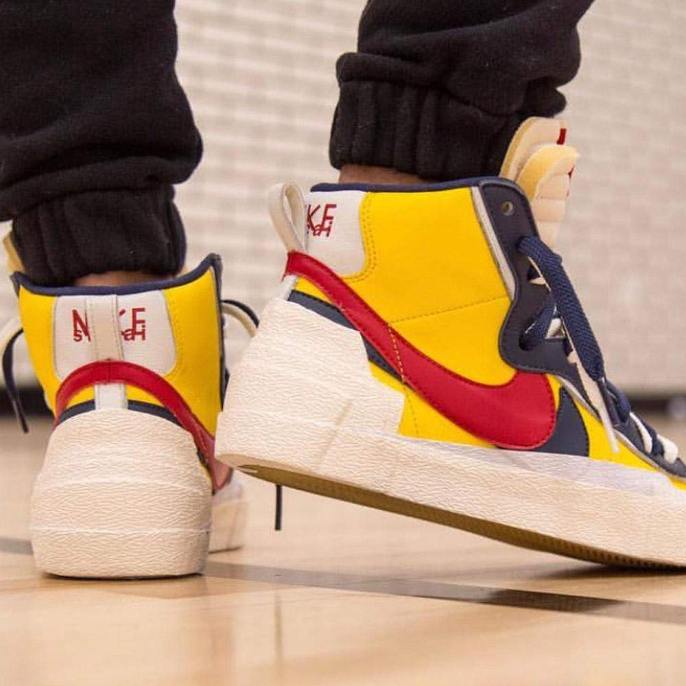 Sacai X Nike Blazer Mid Maize Navy Bv0072 700 7 - www.kickbulk.co