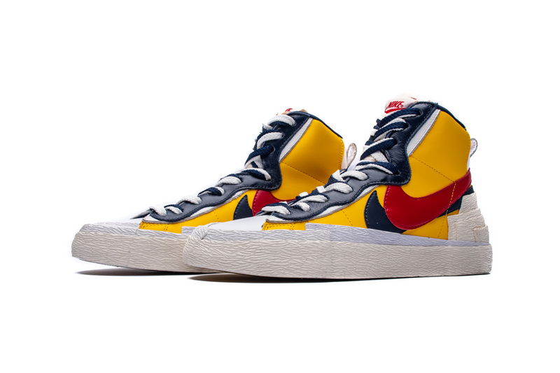 Sacai X Nike Blazer Mid Maize Navy Bv0072 700 9 - www.kickbulk.co