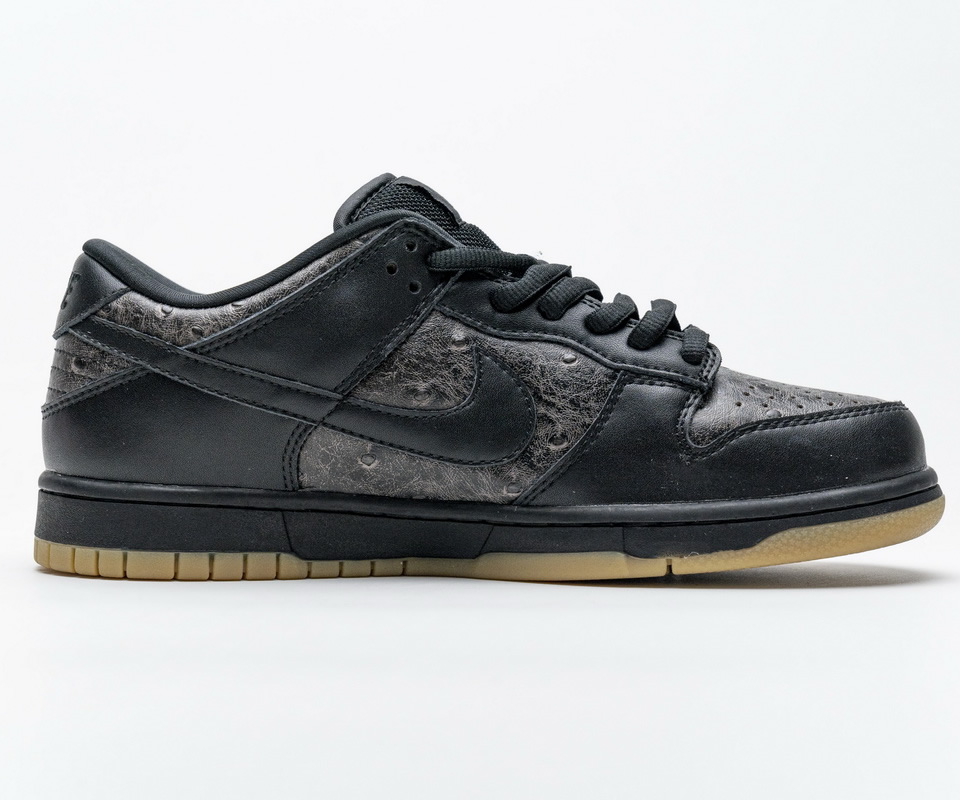 Nike Dunk Low Pro Sb Black Ostrich Skate 304292 003 8 - www.kickbulk.co