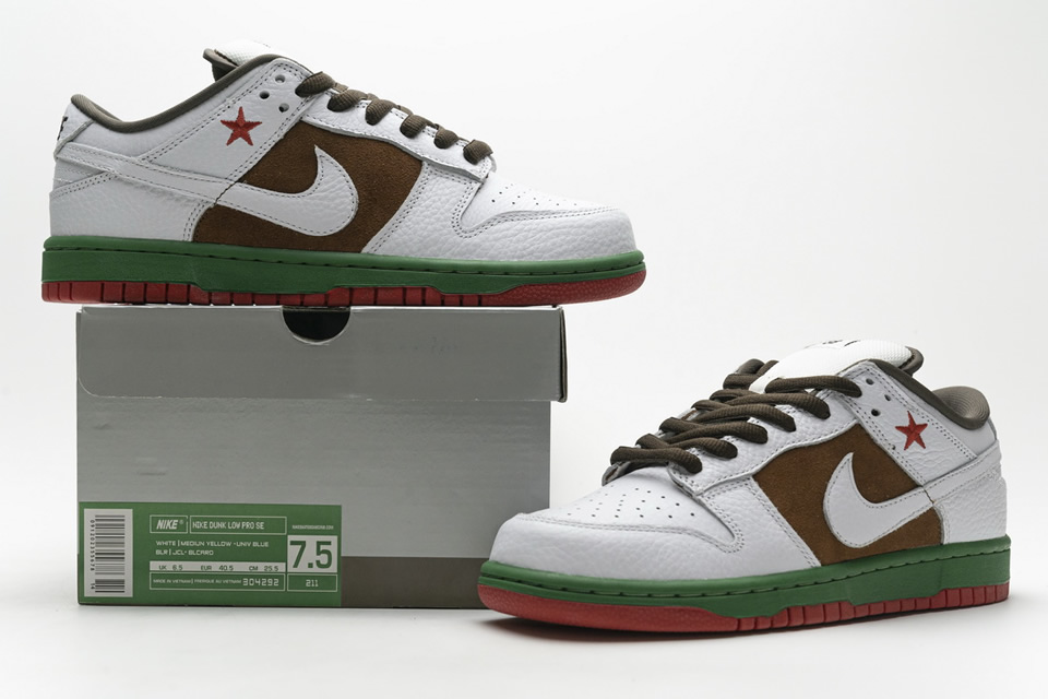 Nike Sb Dunk Low California Cali Pecan White 304292 211 3 - www.kickbulk.co