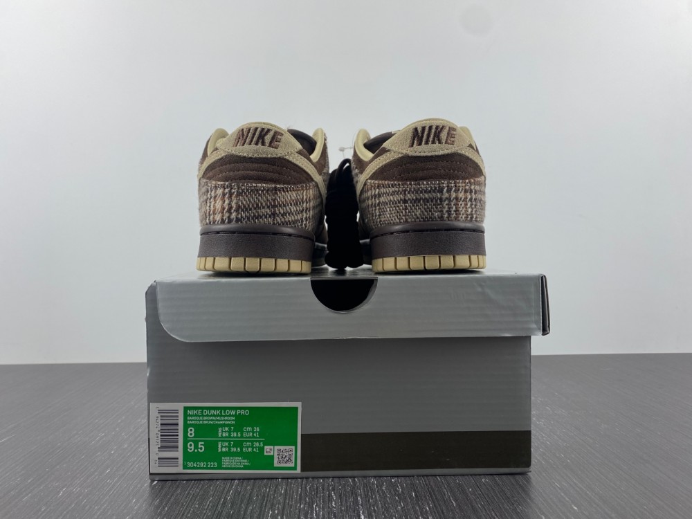 Nike Dunk Low Pro Sb Tweed 304292 223 9 - www.kickbulk.co