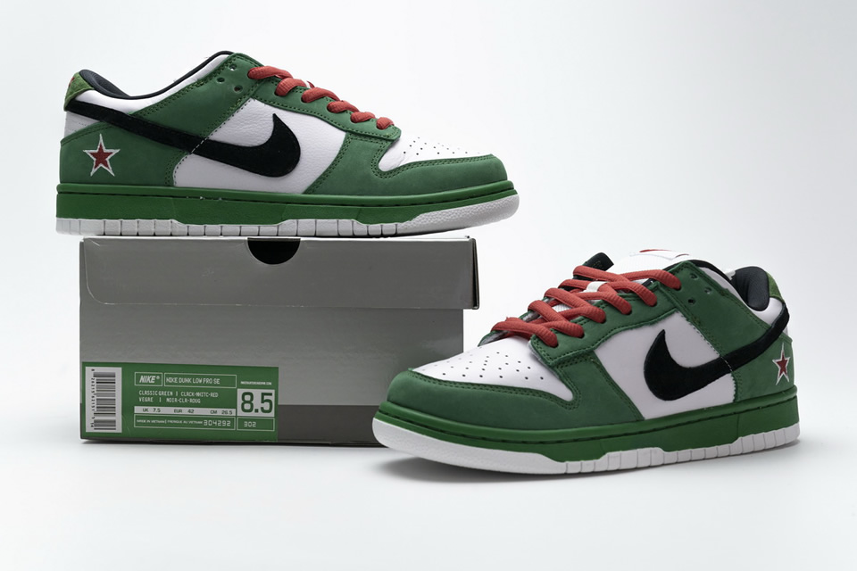 Nike Sb Dunk Low Pro Heineken 304292 302 3 - www.kickbulk.co