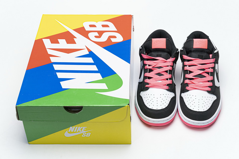 Nike Dunk Low Pro Se Black White Peach 317813 100 4 - www.kickbulk.co