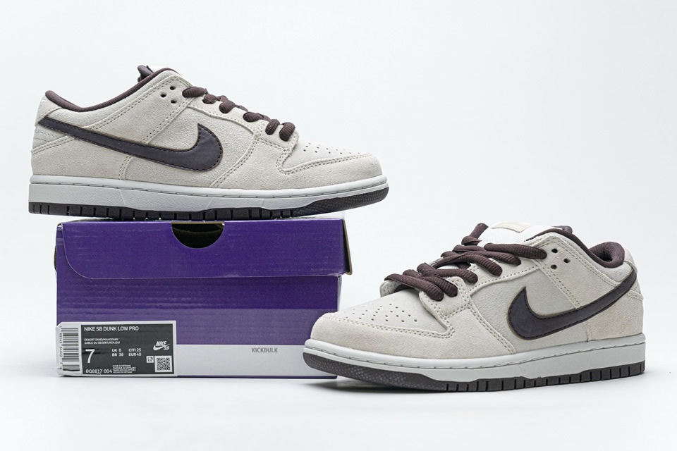 Nike Sb Dunk Low Pro Desert Sand Mahogany Bq6817 004 3 - www.kickbulk.co