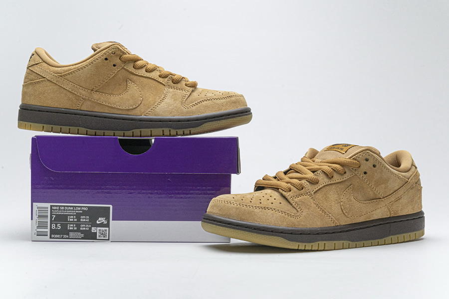 Nike Bq6817 204 Nike Sb Dunk Low Wheat Mocha 8 - www.kickbulk.co